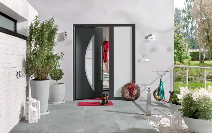 Thermo65 - matalowe drzwi w aluminiowej ościeznicy